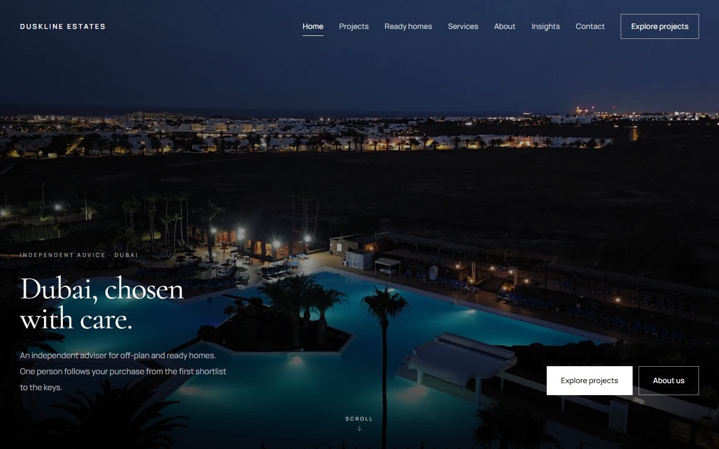 Duskline Estates template