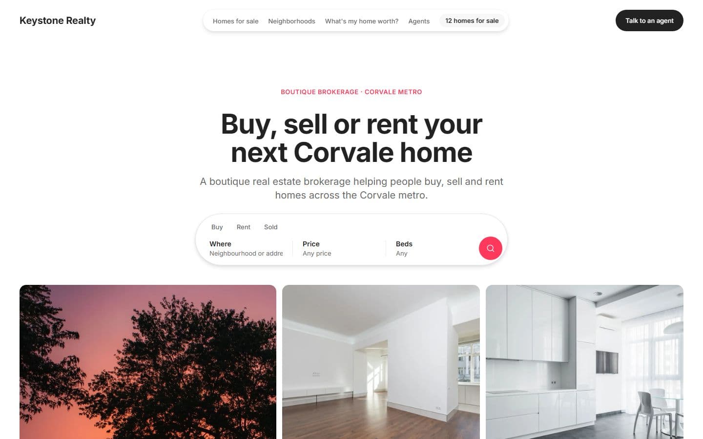 Keystone Realty template