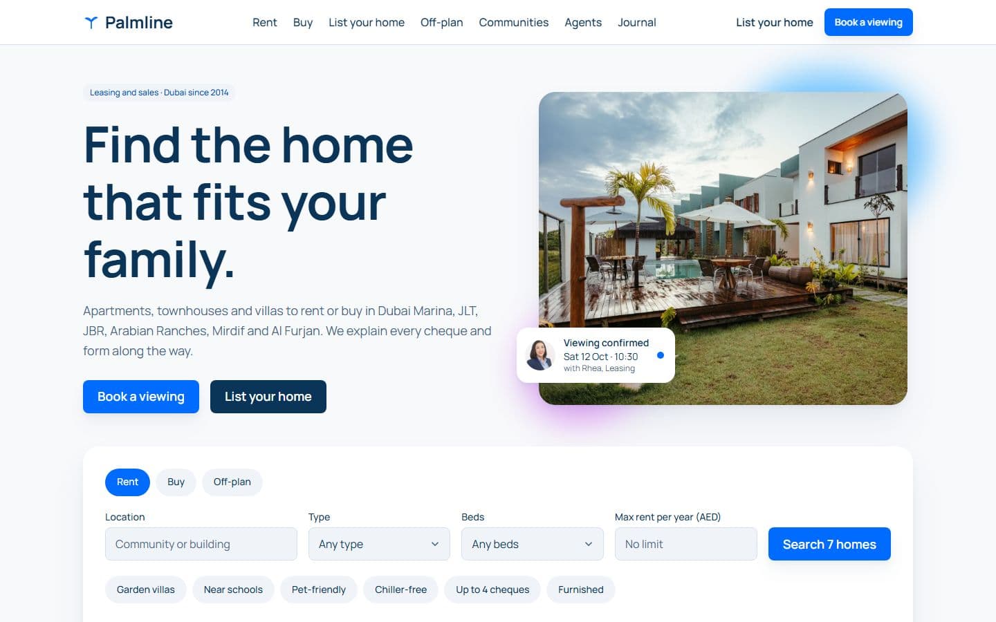 Palmline template